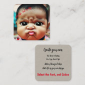 こんにちは、私はここにいた（カードを呼ぶ） コーリングカード (正面/裏面)