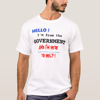 こんにちは! 、私はの政府からあります Tシャツ