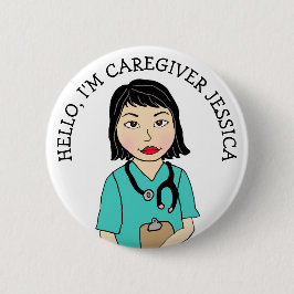 こんにちは、私はヘルパーの名前の追加ボタン 缶バッジ