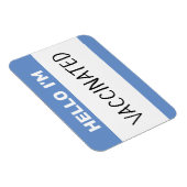 こんにちは、私はワクチンを受けたマグネット マグネット (右側)