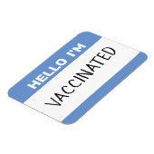 こんにちは、私はワクチンを受けたマグネット マグネット (左側)