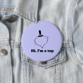 こんにちは、私は上です 缶バッジ (インサイチュ)