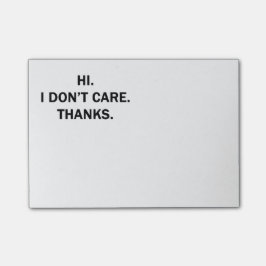 こんにちは。 私は気になりません。 ありがとう ポストイット