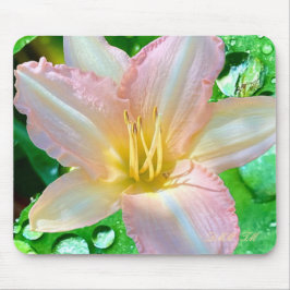 「こんにちは、私は美しい花だ」とマウスのパッド マウスパッド