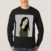 こんにちは、私は自分のデザインで服を販売し、作る Tシャツ (正面)