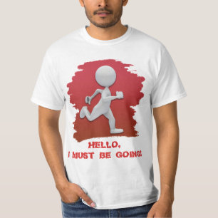 こんにちは、私は行ったにちがいありません: 3D姿 Tシャツ