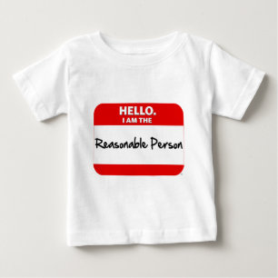 こんにちは。 私は適度な人です ベビーTシャツ