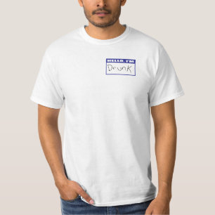 こんにちは、私は酔ったTシャツです Tシャツ