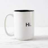 こんにちは。 私はPPL人です ツートーンマグカップ (左)