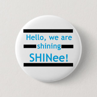 こんにちは、私達はSHINeeを照らしています! 缶バッジ