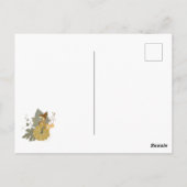 こんにちは 秋のベイビーシャワー 誕生日パーティー招待状 ポストカード (裏面)