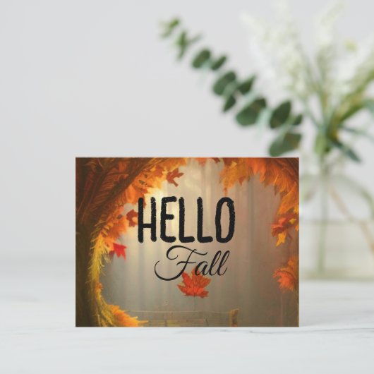 こんにちは、秋 ポストカード (スタンド正面)