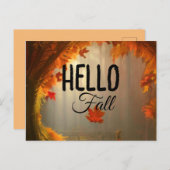 こんにちは、秋 ポストカード (正面/裏面)