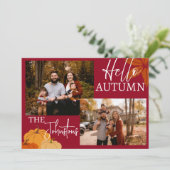 こんにちは、秋:私たちの家族からあなたの家族へ シーズンカード (スタンド正面)