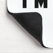 こんにちは、空腹、私はパパ マウスパッド (コーナー)