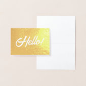こんにちは！ 箔カード (ディスプレー)