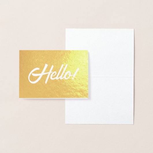 こんにちは！ 箔カード (ディスプレー)