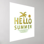 こんにちは 箔ポスター (レイダウン)