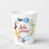 こんにちは 紙コップ (正面)