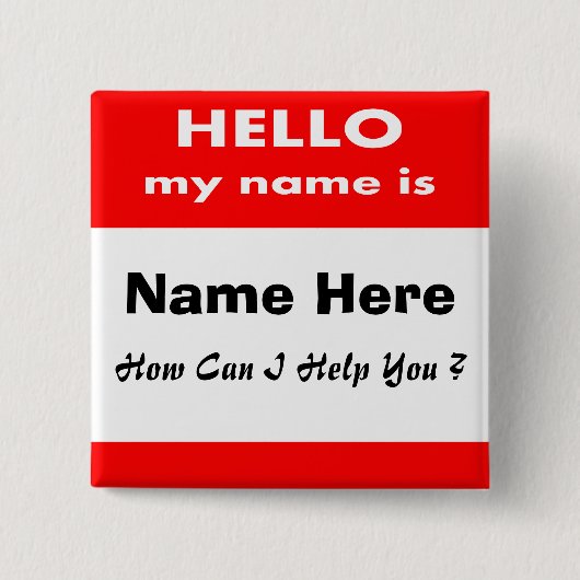 こんにちは 缶バッジ (正面)