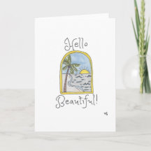 こんにちは 美しいカード