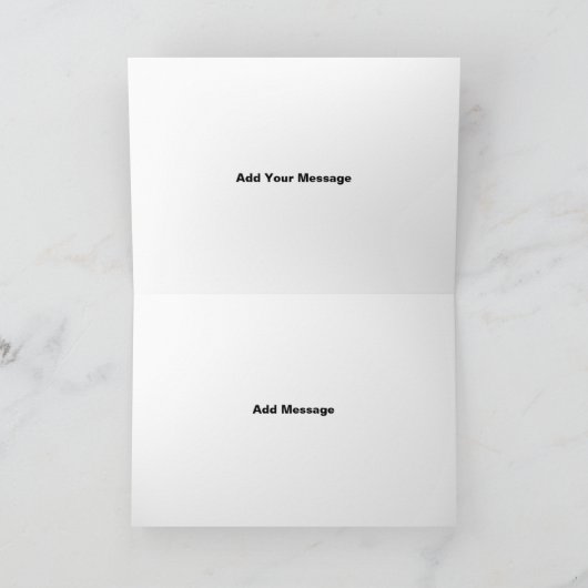 こんにちは 美しい 愛らしい レディ フェイス タイポグラフィ カード (内部)