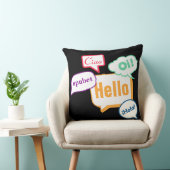 こんにちは |言語 クッション (椅子)