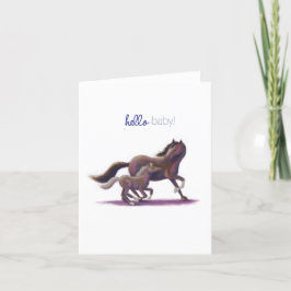 こんにちは 赤ちゃん サンキューカード