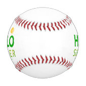 こんにちは 野球ボール (裏面)