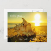 こんにちは…鍵西,フロリダ ポストカード (正面/裏面)