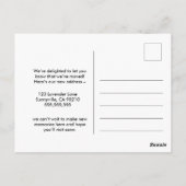 こんにちは、隣人に会う ポストカード (裏面)