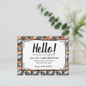 こんにちは、隣人のフォックスウッドランドに会う ポストカード (スタンド正面)