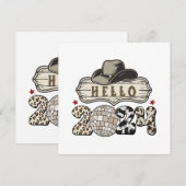 こんにちは 2024 西方 招待状 (正面/裏面)