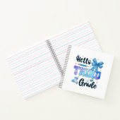 こんにちは 3年生 初日の学校でのお嬢様 ノートブック (内部)