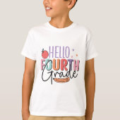 こんにちは 4年生 Tシャツ (正面)