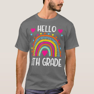 こんにちは 8年生チーム 8年生 学校復帰教師 Tシャツ