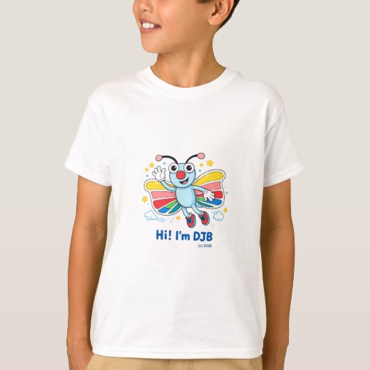 こんにちは、DJです Tシャツ (正面)