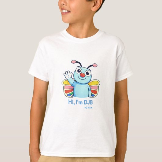 こんにちは、DJB 2です Tシャツ (正面)