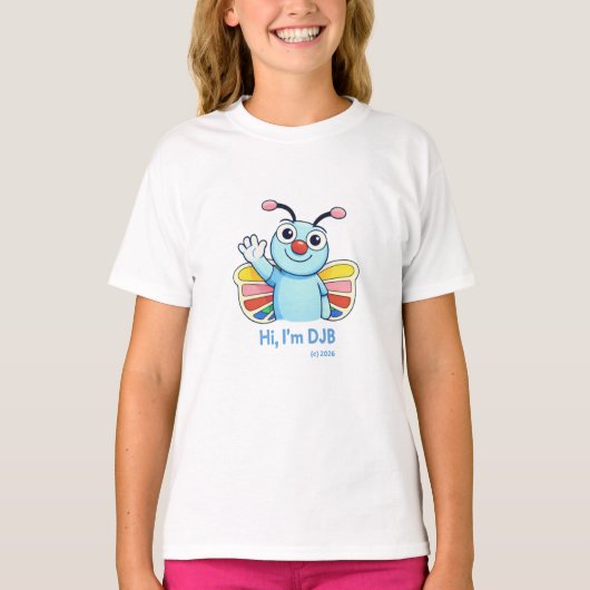 こんにちは、DJB 2です Tシャツ (正面)