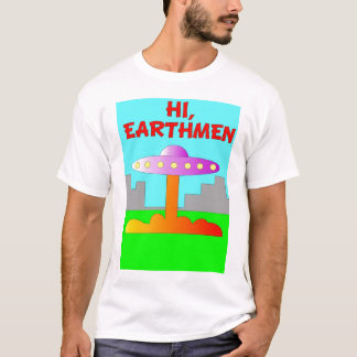 こんにちは、Earthmen Tシャツ