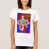 こんにちは、LeeMariieの創造的なデザイン Tシャツ (正面)