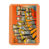 こんにちは、Pt.プレザントビーチニュージャージーヴィンテージ マグネット (縦)