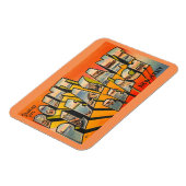 こんにちは、Pt.プレザントビーチニュージャージーヴィンテージ マグネット (左側)