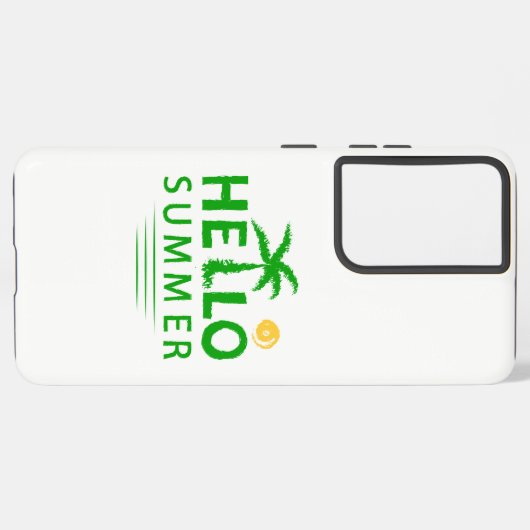 こんにちは SAMSUNG GALAXYケース (左側面)