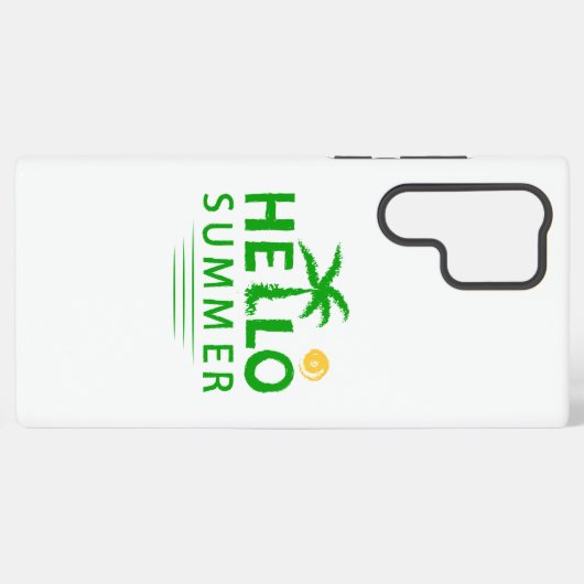 こんにちは SAMSUNG GALAXYケース (裏面横)