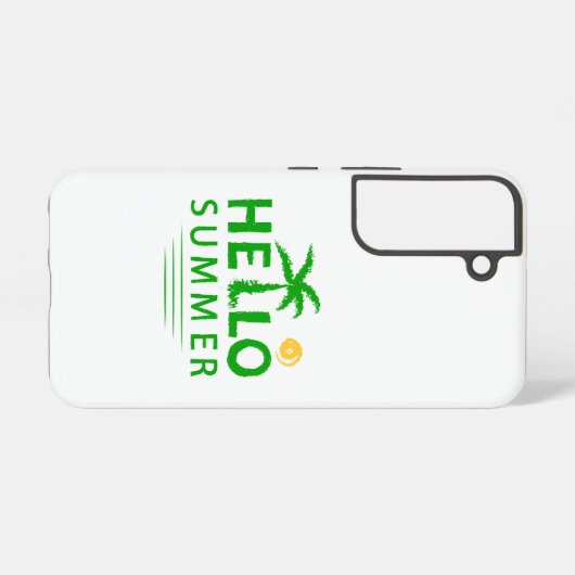 こんにちは SAMSUNG GALAXYケース (裏面横)