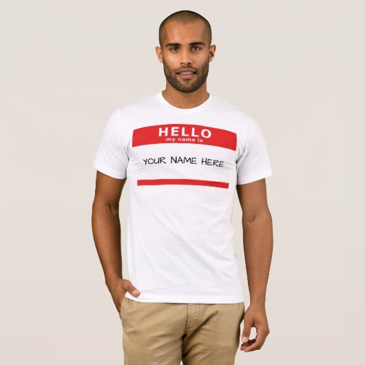 こんにちは Tシャツ (正面フル)