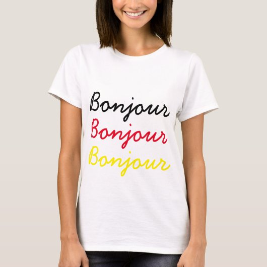 こんにちは Tシャツ (正面)