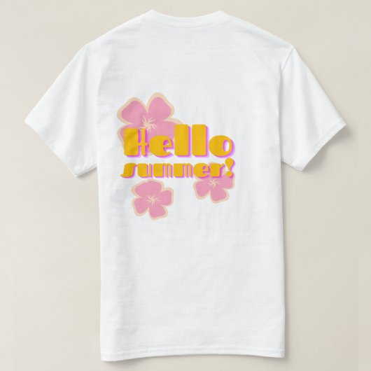 こんにちは Tシャツ (デザイン裏面)