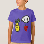 「こんにちは」 Tシャツ (正面)